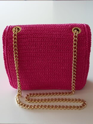 "Divine" rafia crochet bag