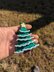 Flat Christmas Tree Ornament