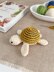 Crochet turtle pattern Amigurumi keychain plush charm Crochet sea animals keyring car hanger