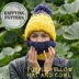 Purple Yellow Hat and Cowl