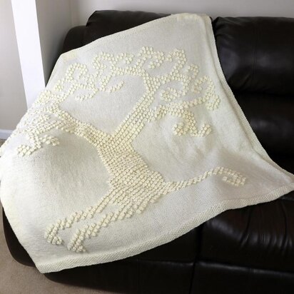 Tree of Love Afghan - knitting pattern