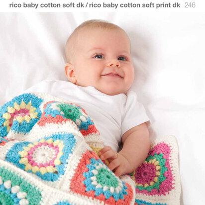 Baby Blankets in Rico Baby Cotton Soft DK and Cotton Soft Print DK - 246