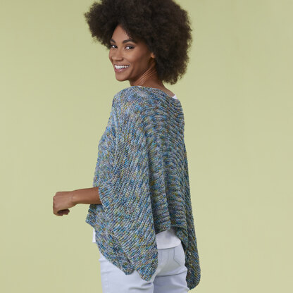 Knitted poncho pattern