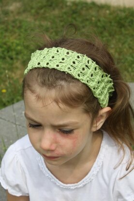 Broomstick Lace Headband Pattern