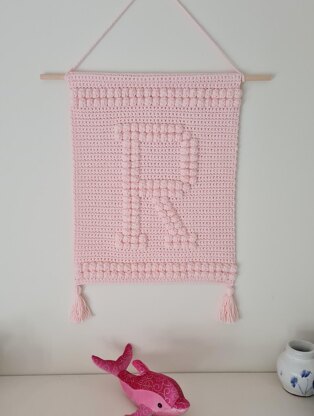 Letter R Wallhanging
