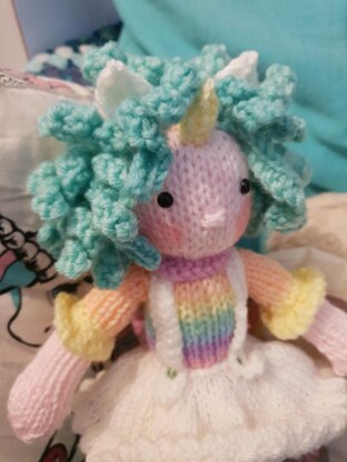 Pastel Unicorn doll