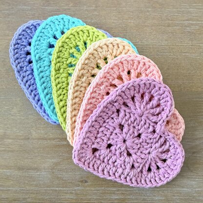 Granny Heart Coaster & Motif