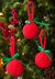 Easy Classic Ball Ornaments in Red Heart Super Saver Economy Solids - LW2692