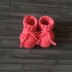 Coral Baby Booties