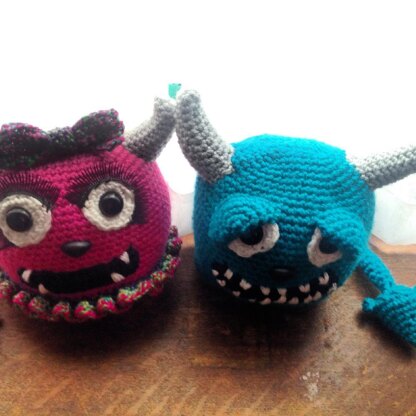 Mango and Tango - Crochet Monsters