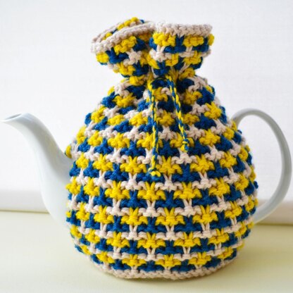 Textured Tweed Teapot Cosy - 4 Cup