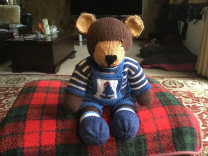 Sailboat knit a teddy
