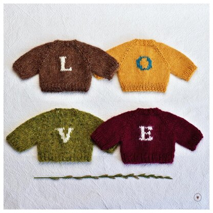 Alphabet Sweater for toy