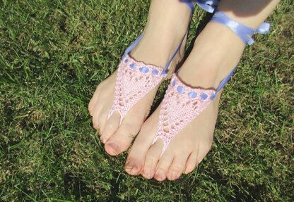 Hearts Barefoot Sandals