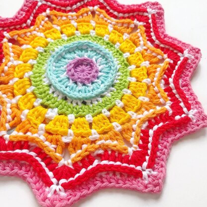 Rainbow Star Mandala