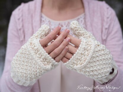 Double Seed Stitch Convertible Mittens, Free Crochet Pattern