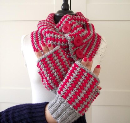 Charly Set Cowl & Gloves