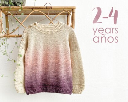 2-4 years- PURE knitted sweater