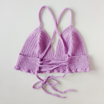Purple Berry Bra Top
