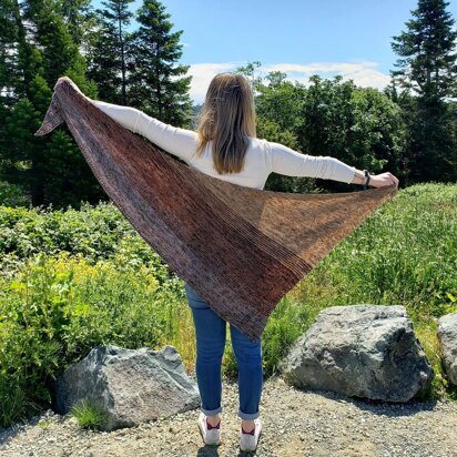 Triforce Fade Shawl