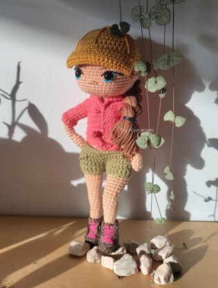 Hiking Girl Doll with cap