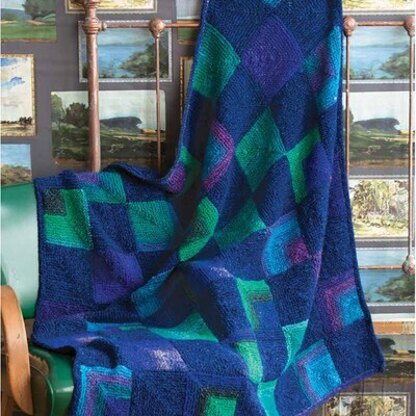 Noro Mitered Squares Blanket PDF