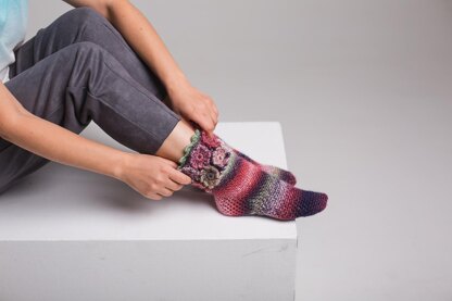 Lovers of flowers socks