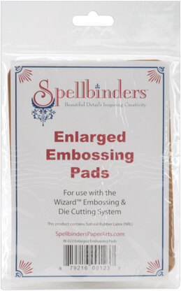 Spellbinders Wizard Enlarged Embossing Pads - 5"X7", 2/Pkg
