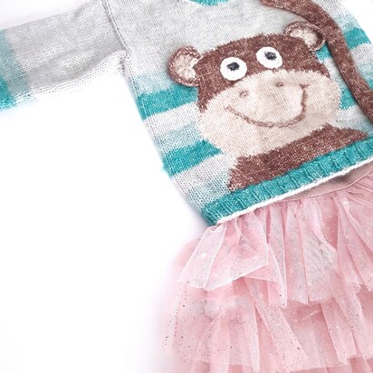 Cheeky Little Monkey Sweater