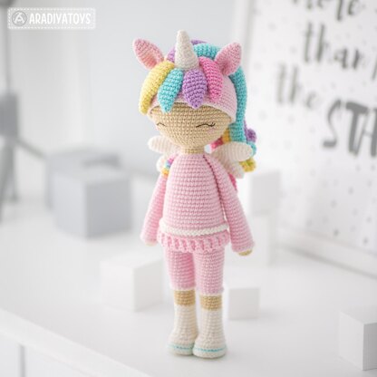 Friendy Emily the Unicorn Doll by AradiyaToys