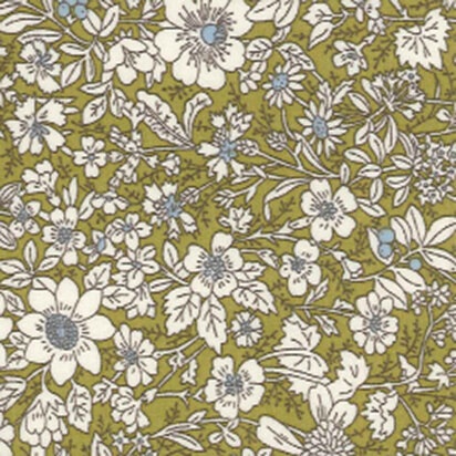 Oddies Textiles Cotton Poplin Printed – CP0221 – Floral Green