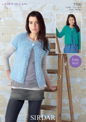 Cardigans in Sirdar Ophelia - 7700