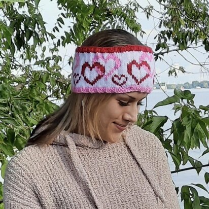 A String of Hearts Headband