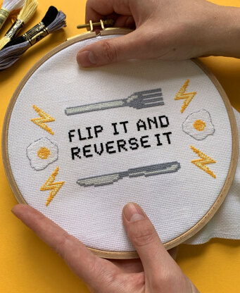 Wool and the Gang Flip It And Reverse It Cross Stitch Kit