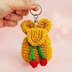 Crochet Mini Backpack Keychain Pattern PDF – Bag Charm DIY – Easy Crochet Keyring