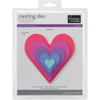 Artdeco Creations Couture Creations Nesting Dies - Hearts