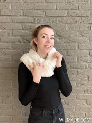 Faux Fur Hooded Infinity Scarf