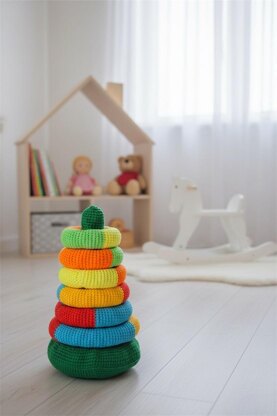 Multi-color stacking rings