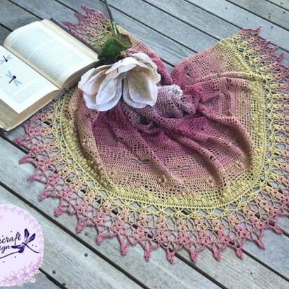 Lost in the Dragonfly Labyrinth Shawl