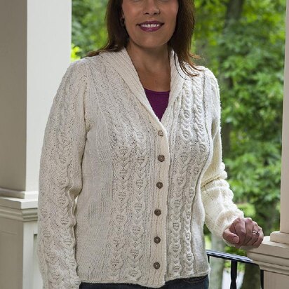 Cable Panel Cardigan - #188