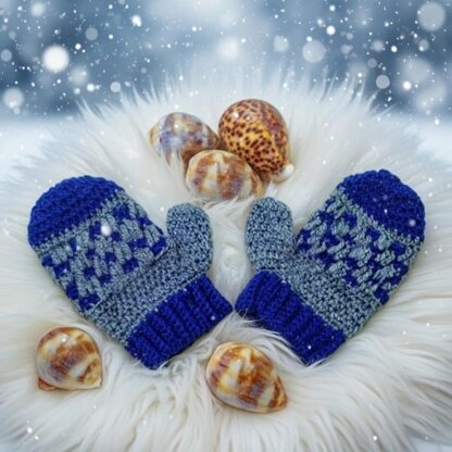 Crochet Women’s Mitten Pattern – Adult Gloves PDF