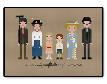 Mary Poppins - PDF Cross Stitch Pattern