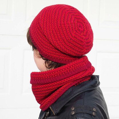 Simple Mix Beanie and Cowl
