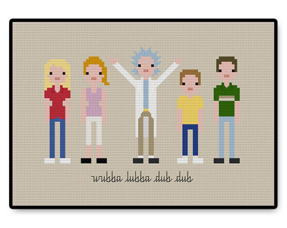 Wubba Lubba Dub Dub - PDF Cross Stitch Pattern