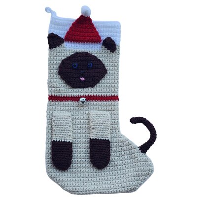 Cat Christmas Stocking