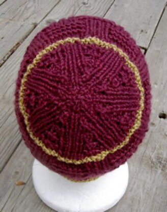 Basketweave Hat with contrast