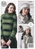 Sweater, Hat, Cowl & Scarf in King Cole Urban - 4328 - Downloadable PDF