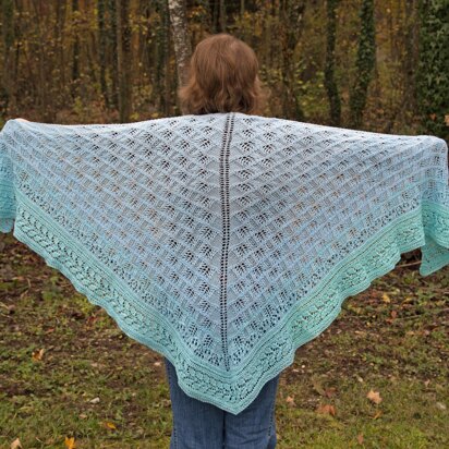 Leaves in the River - knitting pattern