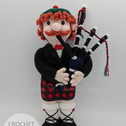 Bruce the bagpipe player