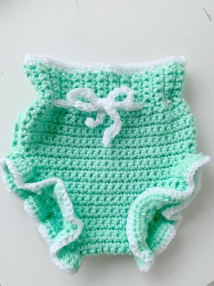 Cardigan and Diaper Cover Set